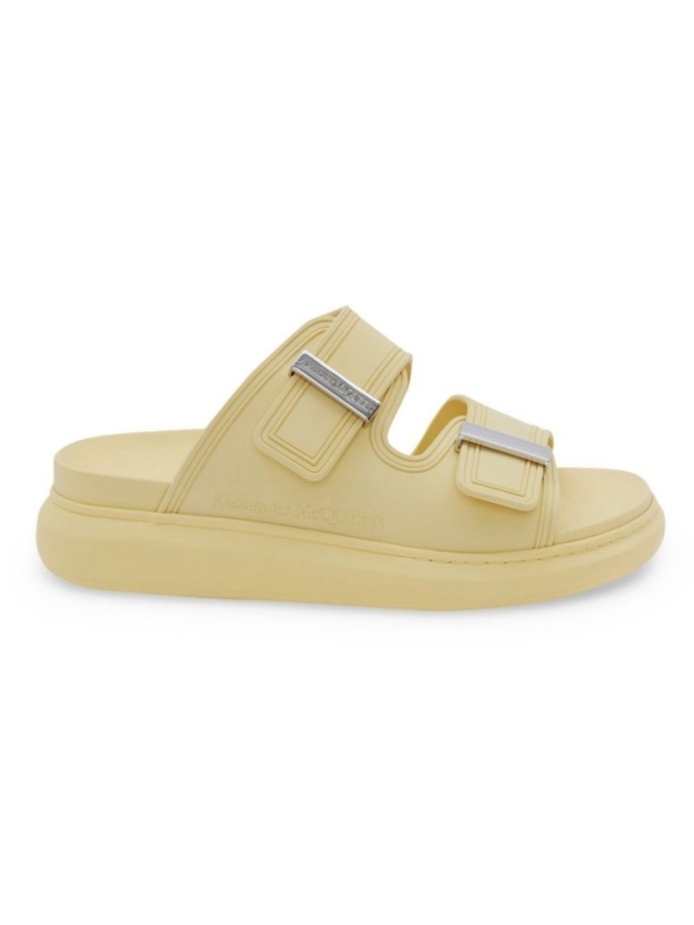 Alexander McQueen Women's Size 39.5 (US 9.5) Hybrid Slide in Anise/silver